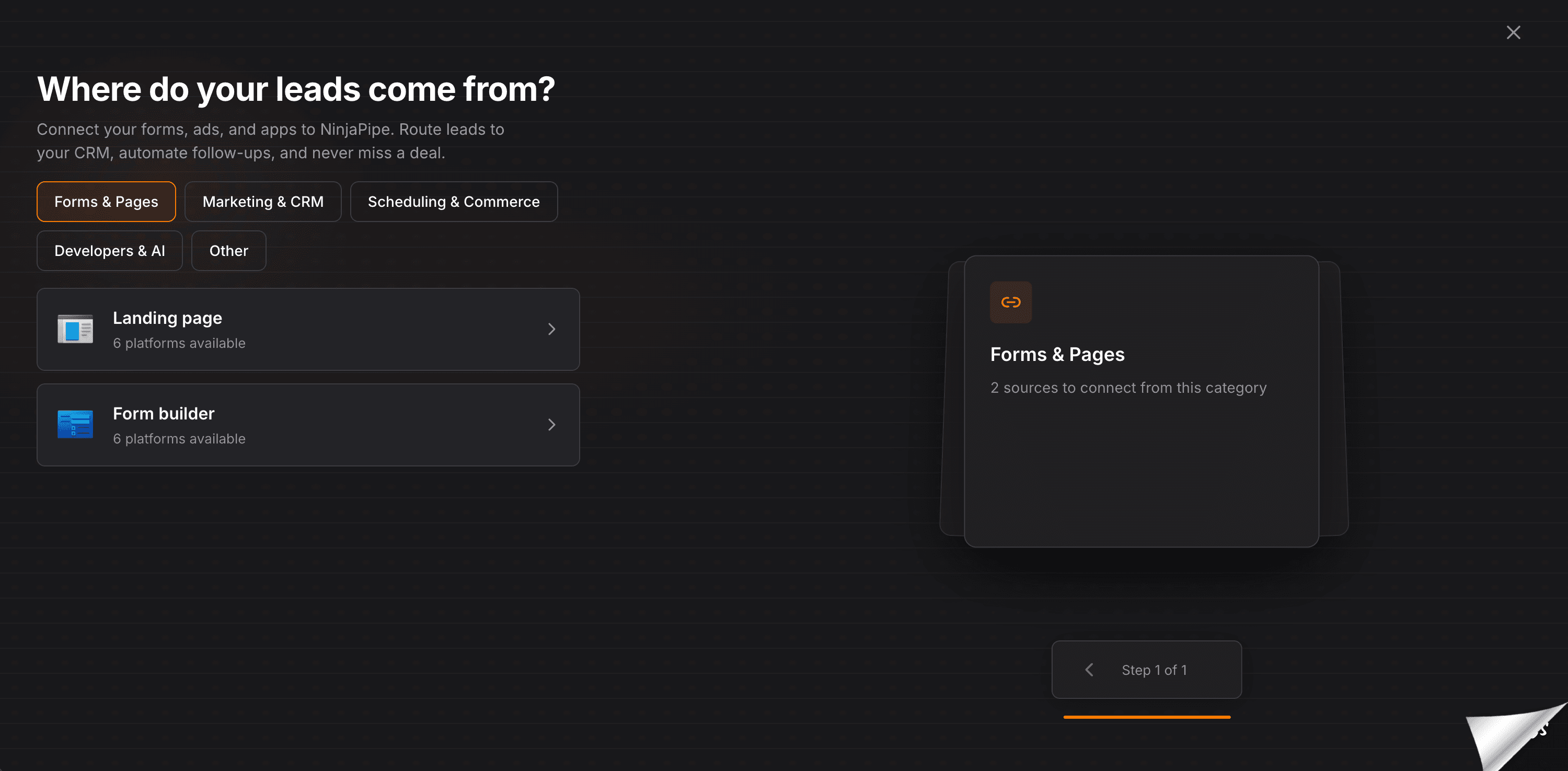 NinjaPipe contacts, create, import, duplicates