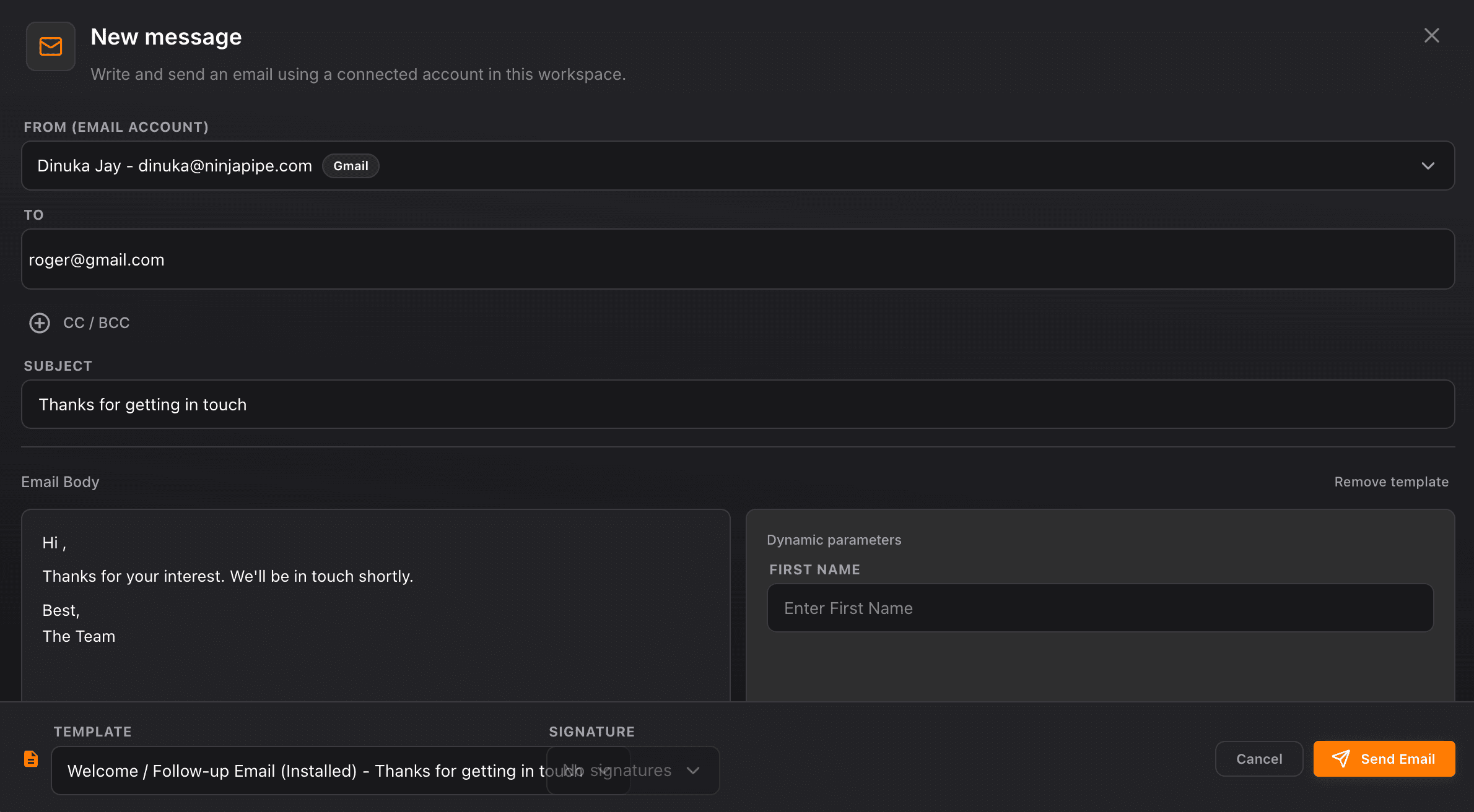 NinjaPipe invoicing, templates, export, and automation